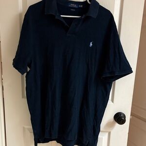 Polo by Ralph Lauren Men's Dark Blue Polo Shirt
